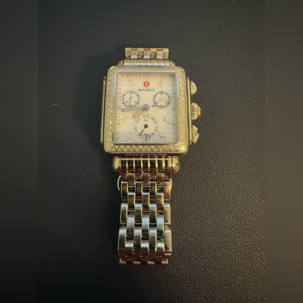 Michele Deco Diamond Watch